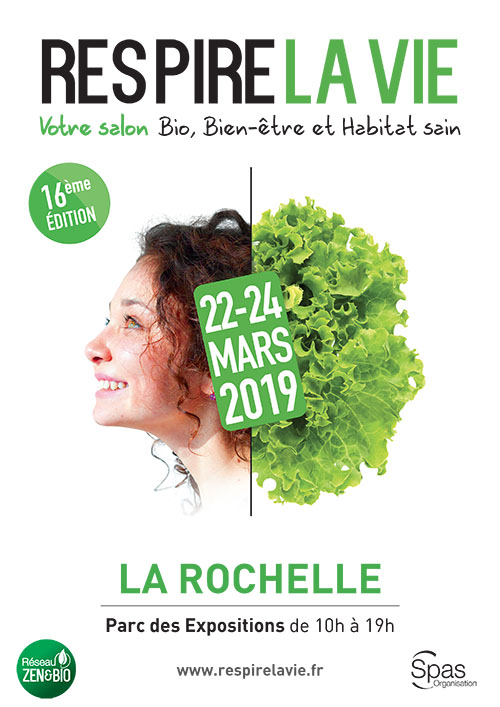 Affiche salon respire la vie La Rochelle 2019