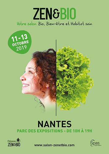 Affiche salon ZEN&BIO Nantes 2019